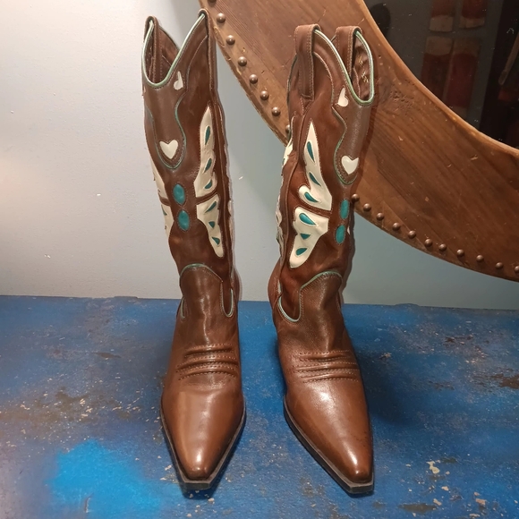 Nine west vintage cowboy boots - Picture 2 of 6
